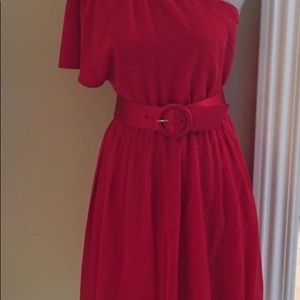 Alice and Olivia one shoulder dress